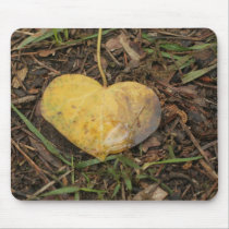 golden heart mousepads