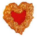Golden Heart photo sculptures by Leenasart Golden Heart photo sculptures