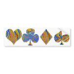 Golden Heart  - Poker Champion Bumper Sticker