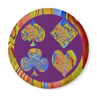 Golden Heart - Poker Champion magnet