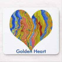 Golden Heart  - Poker Champion mousepads