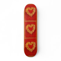 Golden Heart skateboards by Leenasart Golden Heart skateboards