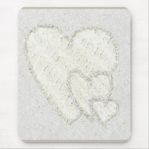 Golden Hearts Trio mousepads