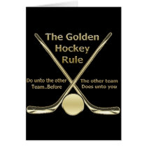 Golden Hockey Rule Card by Hockey_crazee Golden Hockey Rule Card