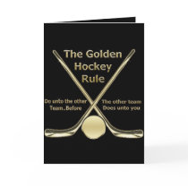 Golden Hockey Rule Card by Hockey_crazee Golden Hockey Rule Card