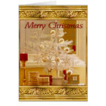 Golden Holidays Card