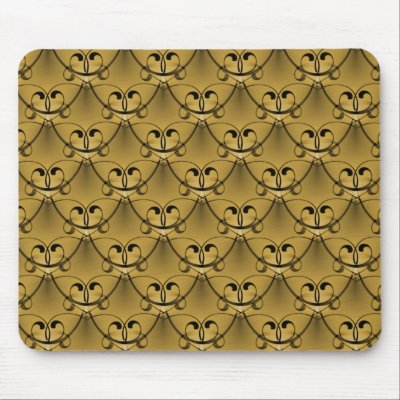 Golden Honey Classic Glam Mousepad by Superstarbing