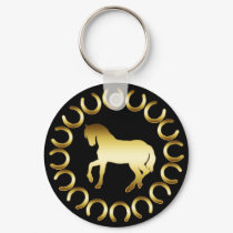 GOLDEN HORSE keychains
