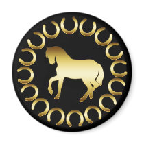 GOLDEN HORSE magnets