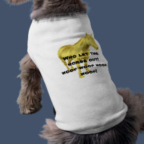 Golden Horse pet clothing