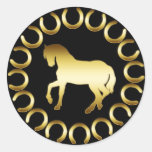GOLDEN HORSE STICKER