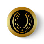 GOLDEN HORSESHOE BUTTON