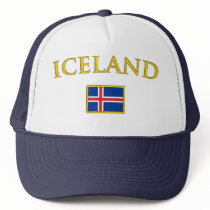 Golden Iceland hats