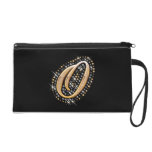 Golden Initial ''O'' Wristlet