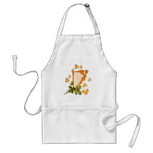 Golden Irish Harp Apron