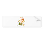 GOLDEN IRISH HARP BUMPER STICKERS