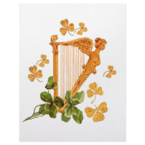 GOLDEN IRISH HARP LETTERHEAD DESIGN