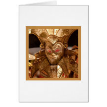 Golden Jester Greeting Cards