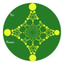 Golden Jewel Sticker Tag