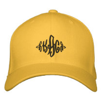 Golden KaC Chapeau embroidered hats