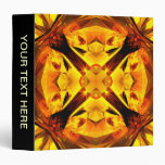 Golden Kaleidoscope 3 Ring Binders