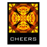 Golden Kaleidoscope Post Cards