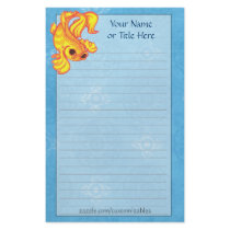 Golden Koi Stationery by Customizables Golden Koi Stationery