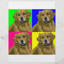 Golden Labrador Retriever Collage Flyer