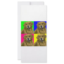 Golden Labrador Retriever Collage Custom Rack Cards