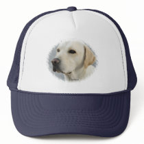 Golden Labrador Retriever Photograph Mesh Hat