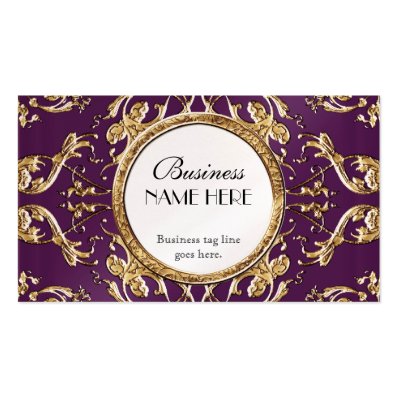 Golden Lace Satin Look Formal Elegant Businesses Business Card Templates