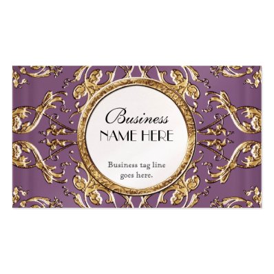 Golden Lace Satin Look Formal Elegant Businesses Business Card Templates