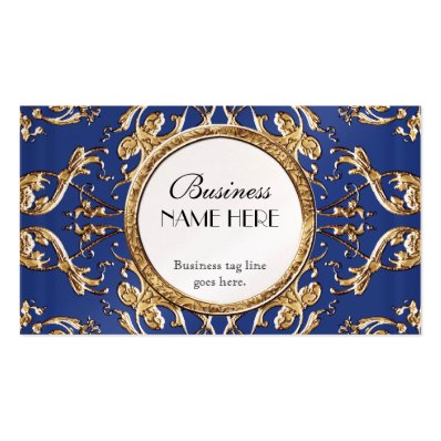Golden Lace Satin Look Formal Elegant Businesses Business Card Template