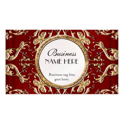 Golden Lace Satin Look Formal Elegant Businesses Business Card Templates