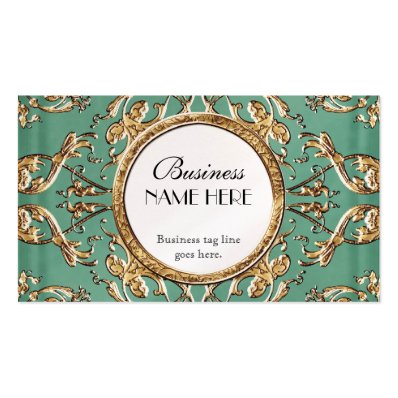 Golden Lace Satin Look Formal Elegant Businesses Business Cards