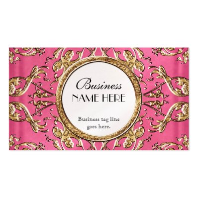Golden Lace Satin Look Formal Elegant Businesses Business Cards