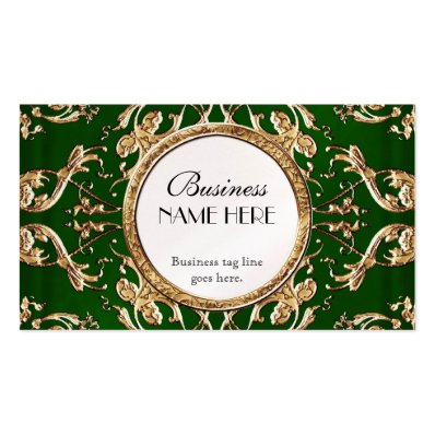 Golden Lace Satin Look Formal Elegant Businesses Business Card Templates