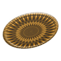 Golden Lagoon Party Plates