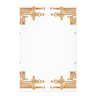 Golden Lattice design Stationery