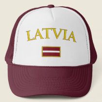Golden Latvia hats by boldhumor Golden Latvia hats