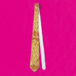 Golden Leaf Design Neck Wear