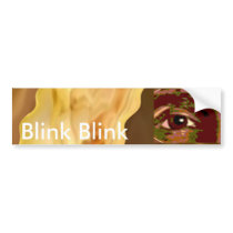 Golden Leaf -  Gold Color Therapy Art bumper stickers