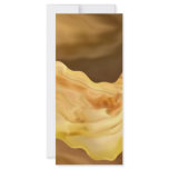 Golden Leaf -  Gold Color Therapy Art Rack Card Design