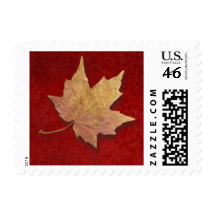 Golden Leaf Stamp