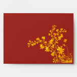 Golden Leaves A7 Greeting Card Envelope