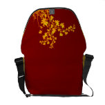 Golden Leaves Rickshaw Messenger Bag