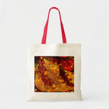 Golden Leaves Tote Bags