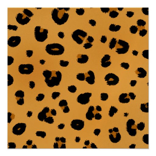 Golden Leopard Print Party Invitation