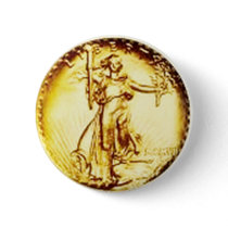 Golden Libertas Pinback Buttons