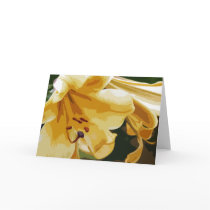 Golden Lillies cards by londie Golden Lillies cards